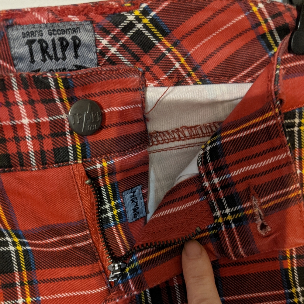 Red Plaid Pants From Tripp NYC - Picture 4 of 7
